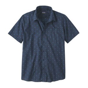 Patagonia Go To Shirt Men's in Flying Climb Tidepool Blue